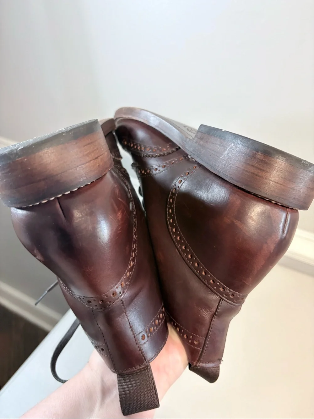 Thursday Boot Company Wingtip Color #77 Leather Brogue Boots Men’s 8